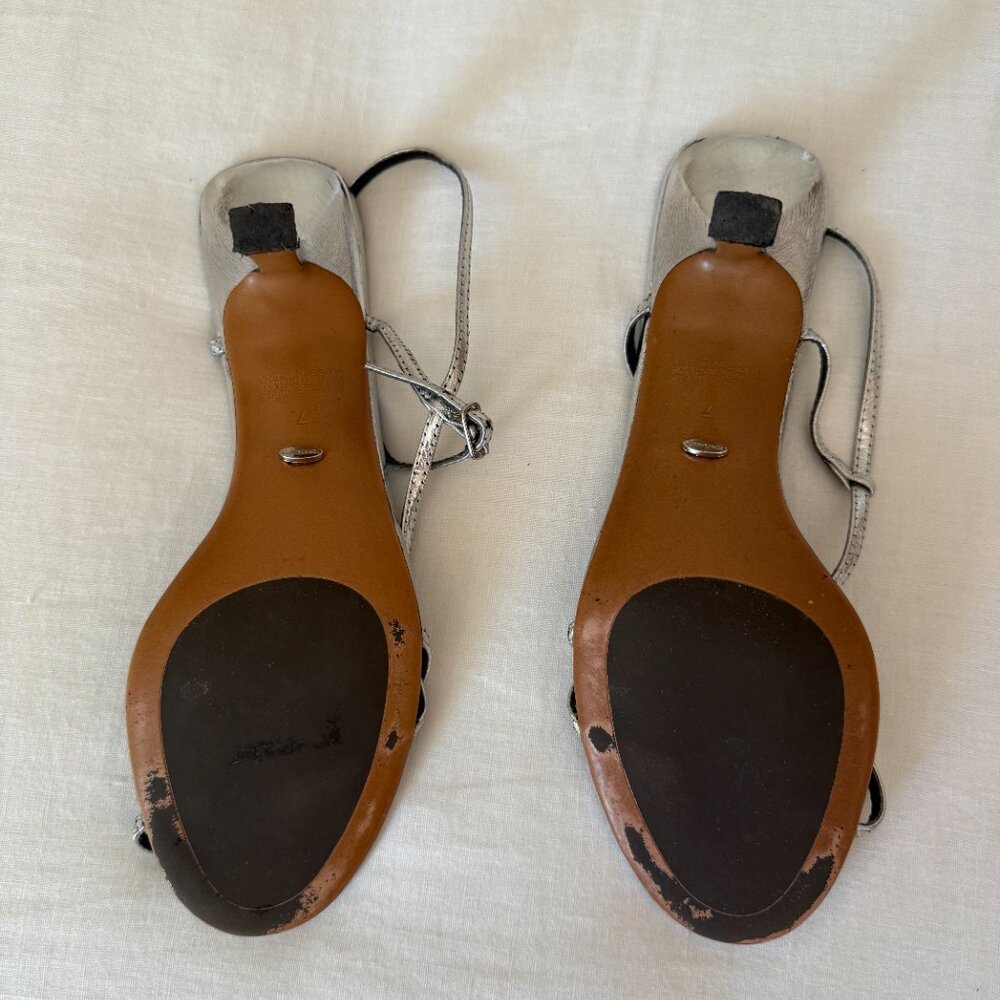 Tony Bianco Caprice Sandal - Silver, Size 7 - Picture 5 of 8
